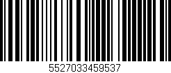 Código de barras (EAN, GTIN, SKU, ISBN): '5527033459537'