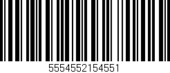 Código de barras (EAN, GTIN, SKU, ISBN): '5554552154551'