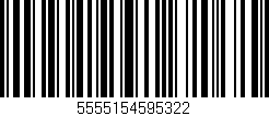 Código de barras (EAN, GTIN, SKU, ISBN): '5555154595322'