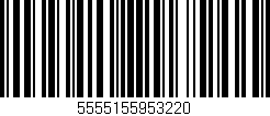 Código de barras (EAN, GTIN, SKU, ISBN): '5555155953220'