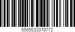 Código de barras (EAN, GTIN, SKU, ISBN): '5555532079772'