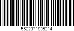 Código de barras (EAN, GTIN, SKU, ISBN): '5622371935214'