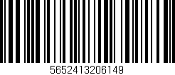 Código de barras (EAN, GTIN, SKU, ISBN): '5652413206149'