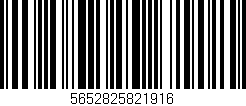 Código de barras (EAN, GTIN, SKU, ISBN): '5652825821916'