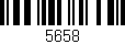 Código de barras (EAN, GTIN, SKU, ISBN): '5658'