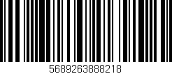 Código de barras (EAN, GTIN, SKU, ISBN): '5689263888218'