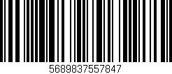Código de barras (EAN, GTIN, SKU, ISBN): '5689837557847'