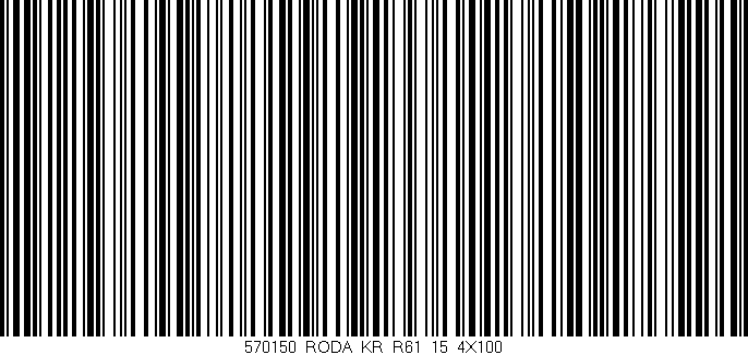 Código de barras (EAN, GTIN, SKU, ISBN): '570150_RODA_KR_R61_15_4X100'