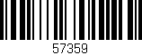 Código de barras (EAN, GTIN, SKU, ISBN): '57359'
