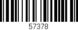 Código de barras (EAN, GTIN, SKU, ISBN): '57378'