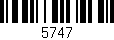 Código de barras (EAN, GTIN, SKU, ISBN): '5747'