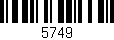 Código de barras (EAN, GTIN, SKU, ISBN): '5749'