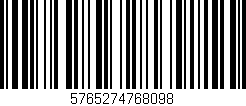 Código de barras (EAN, GTIN, SKU, ISBN): '5765274768098'