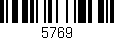 Código de barras (EAN, GTIN, SKU, ISBN): '5769'