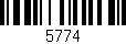 Código de barras (EAN, GTIN, SKU, ISBN): '5774'