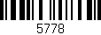 Código de barras (EAN, GTIN, SKU, ISBN): '5778'