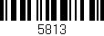 Código de barras (EAN, GTIN, SKU, ISBN): '5813'