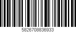 Código de barras (EAN, GTIN, SKU, ISBN): '5826708836933'