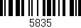 Código de barras (EAN, GTIN, SKU, ISBN): '5835'