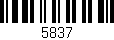 Código de barras (EAN, GTIN, SKU, ISBN): '5837'