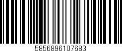 Código de barras (EAN, GTIN, SKU, ISBN): '5856896107683'