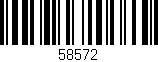 Código de barras (EAN, GTIN, SKU, ISBN): '58572'