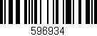 Código de barras (EAN, GTIN, SKU, ISBN): '596934'