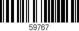 Código de barras (EAN, GTIN, SKU, ISBN): '59767'