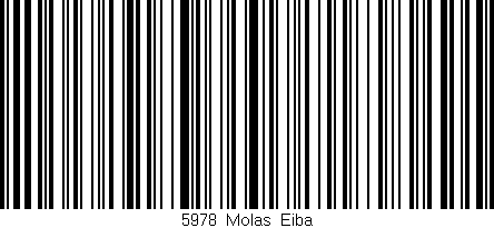 Código de barras (EAN, GTIN, SKU, ISBN): '5978_Molas_Eiba'