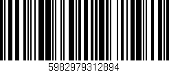 Código de barras (EAN, GTIN, SKU, ISBN): '5982979312894'