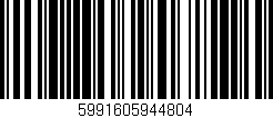 Código de barras (EAN, GTIN, SKU, ISBN): '5991605944804'