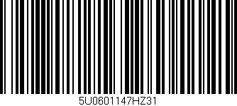 Código de barras (EAN, GTIN, SKU, ISBN): '5U0601147HZ31'