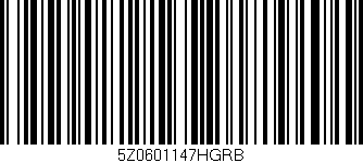 Código de barras (EAN, GTIN, SKU, ISBN): '5Z0601147HGRB'