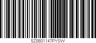 Código de barras (EAN, GTIN, SKU, ISBN): '5Z0601147PYSW'