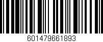 Código de barras (EAN, GTIN, SKU, ISBN): '601479661893'