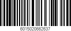 Código de barras (EAN, GTIN, SKU, ISBN): '6015020662637'