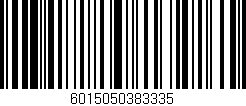 Código de barras (EAN, GTIN, SKU, ISBN): '6015050383335'