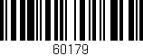 Código de barras (EAN, GTIN, SKU, ISBN): '60179'