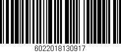 Código de barras (EAN, GTIN, SKU, ISBN): '6022018130917'