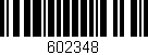 Código de barras (EAN, GTIN, SKU, ISBN): '602348'