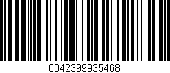 Código de barras (EAN, GTIN, SKU, ISBN): '6042399935468'