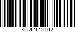 Código de barras (EAN, GTIN, SKU, ISBN): '6072018130912'