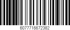 Código de barras (EAN, GTIN, SKU, ISBN): '6077716672382'