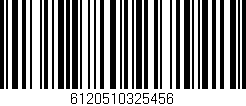 Código de barras (EAN, GTIN, SKU, ISBN): '6120510325456'