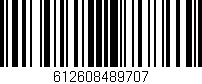 Código de barras (EAN, GTIN, SKU, ISBN): '612608489707'