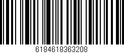 Código de barras (EAN, GTIN, SKU, ISBN): '6184618363208'