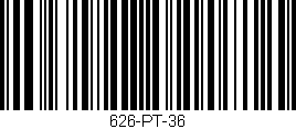 Código de barras (EAN, GTIN, SKU, ISBN): '626-PT-36'