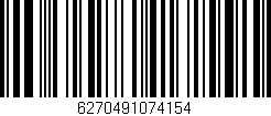 Código de barras (EAN, GTIN, SKU, ISBN): '6270491074154'