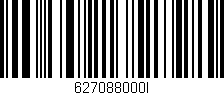 Código de barras (EAN, GTIN, SKU, ISBN): '627088000I'