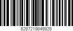 Código de barras (EAN, GTIN, SKU, ISBN): '6287219848928'